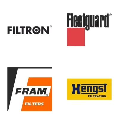 FILTRON, FLEETGUARD, FRAM, HENGST